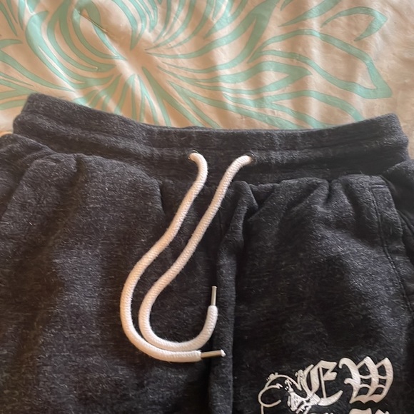 EWKUKS draw string dark gray sweat pants. - Picture 3 of 8